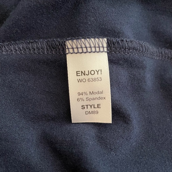 Michael Stars Maxi tiered dress navy/aqua Small - Picture 11 of 11